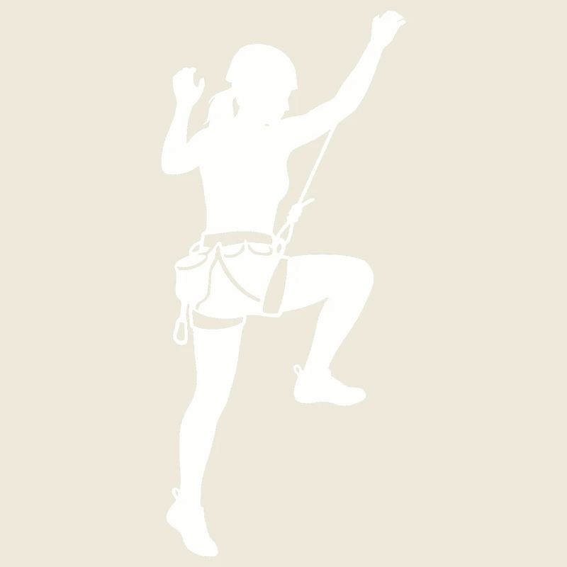 Climber Silhouette Bouldering & Mountaineering