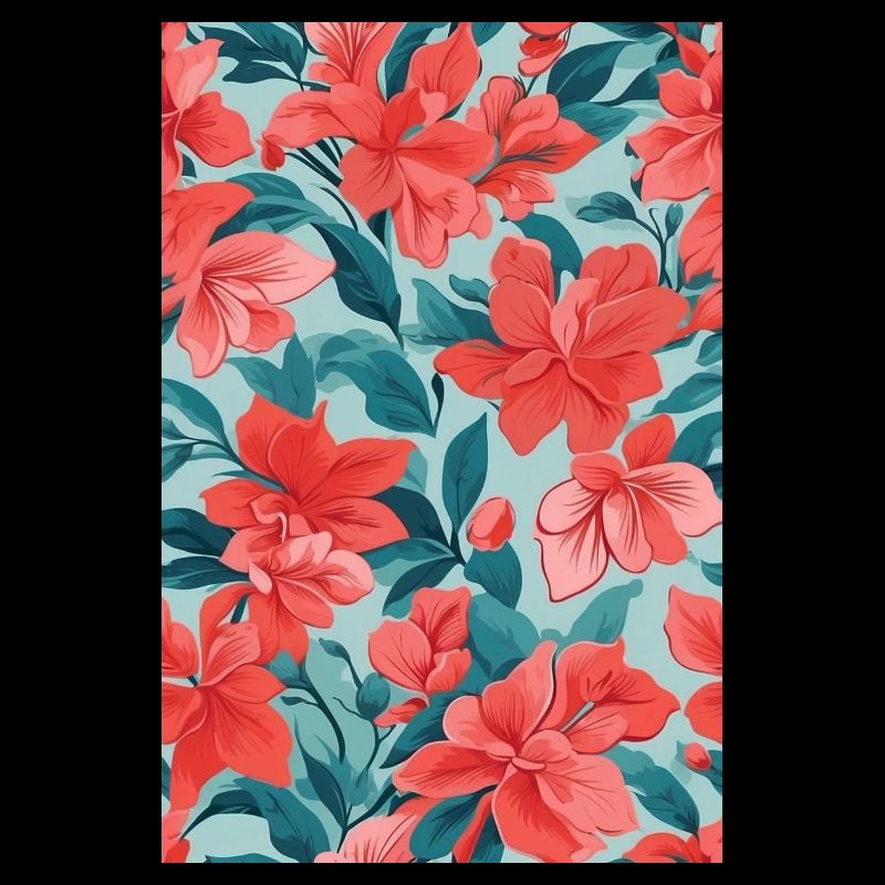 Belles fleurs rouges