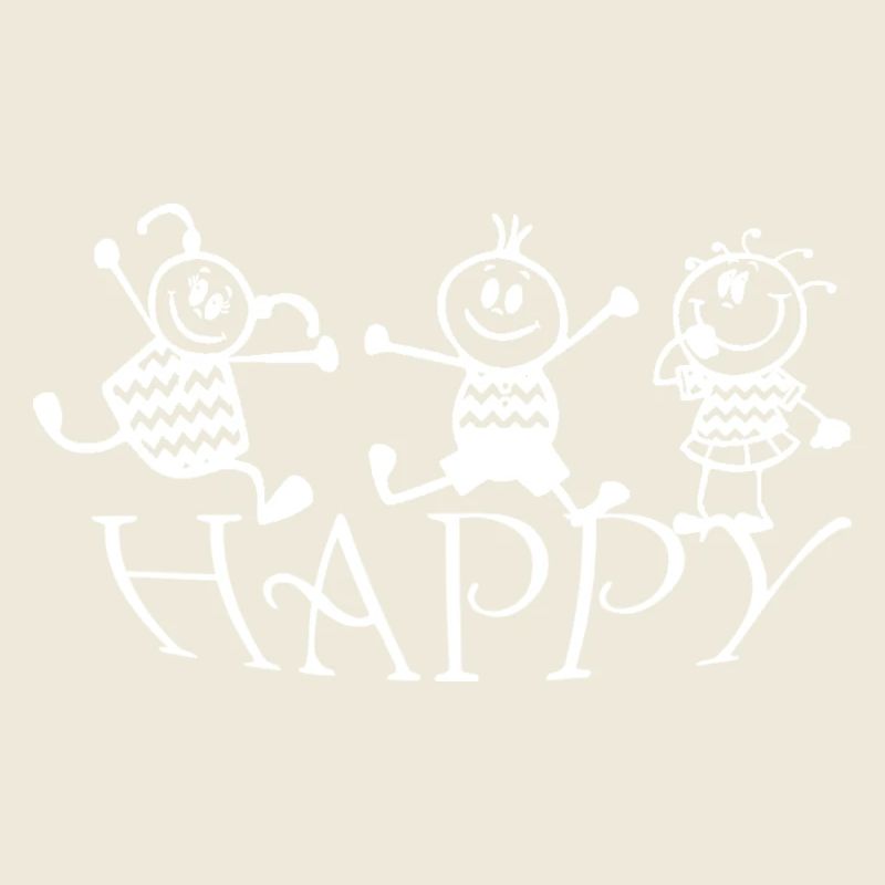 Happy, heureux, cadeau, original, enfants, cool,