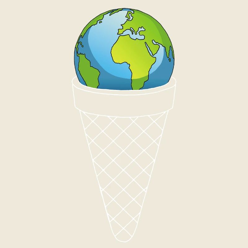 Crème glacée de la planète Terre