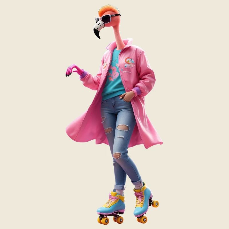 Patins à roulettes Flamingo