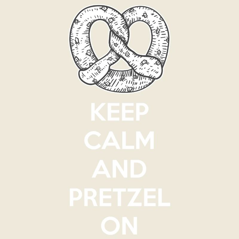 Brezel Spruch Keep Calm Brezeln Bäckerei Bäcker