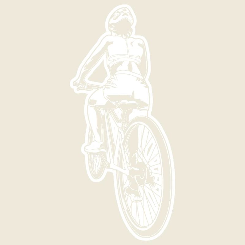 Radsportliebhaberin