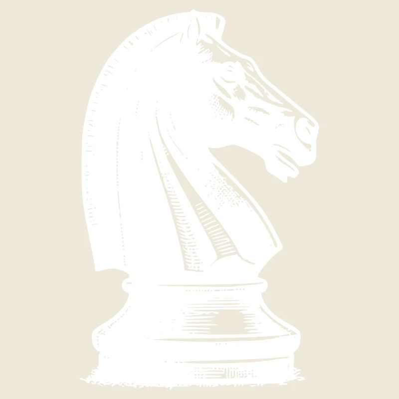 Chessboard with chess pieces king and pawns