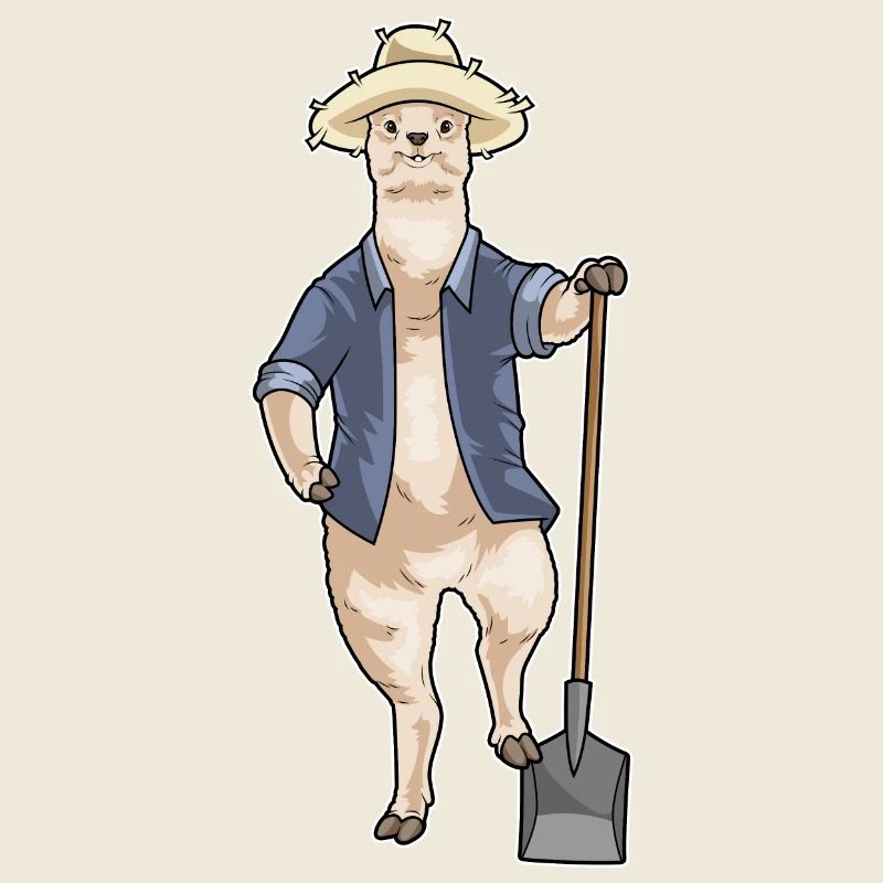 Alpaca Farmer Shovel