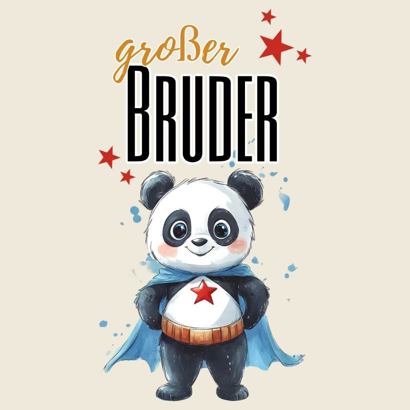 Großer Bruder Panda Superheld