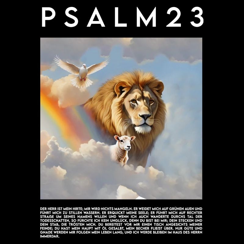 Psalm 23, Bibelvers, Jesus Christus