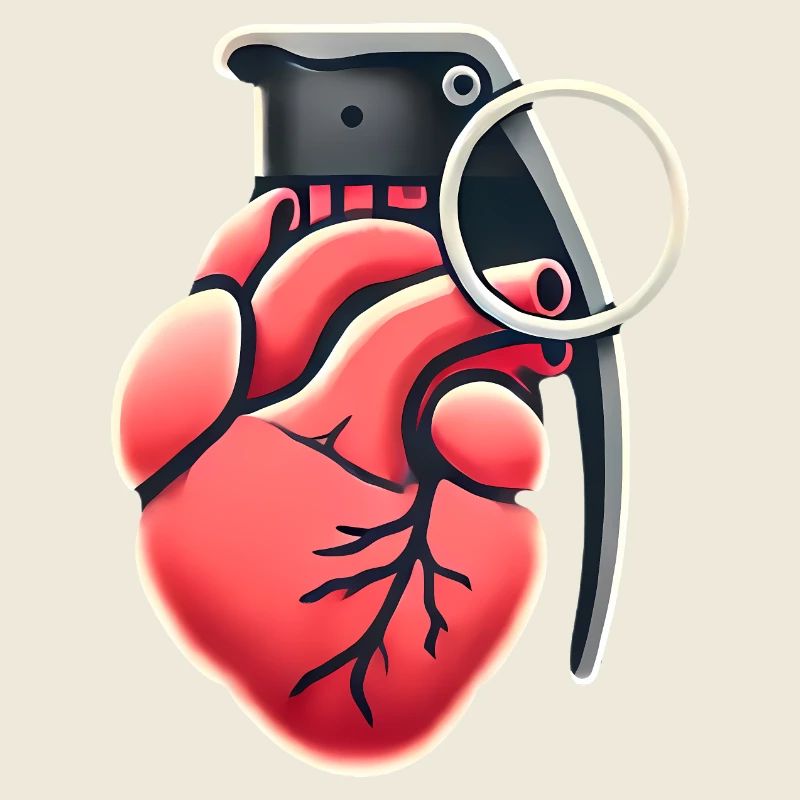 Conception de grenade à cœur explosif
