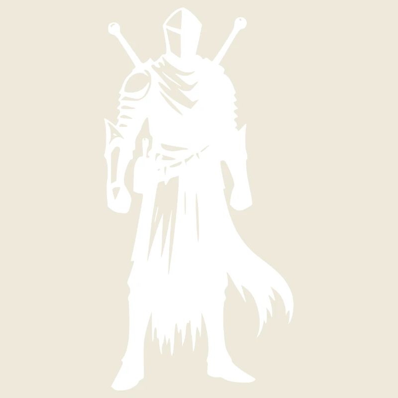 Proud Knight Warrior with Sword and Shield