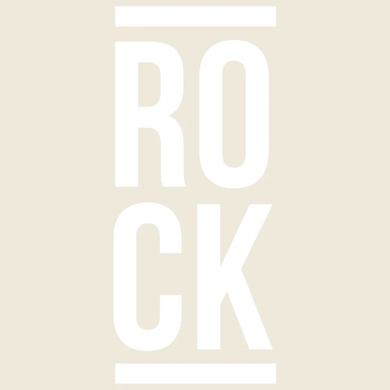 Rock Bold Vertical Typography