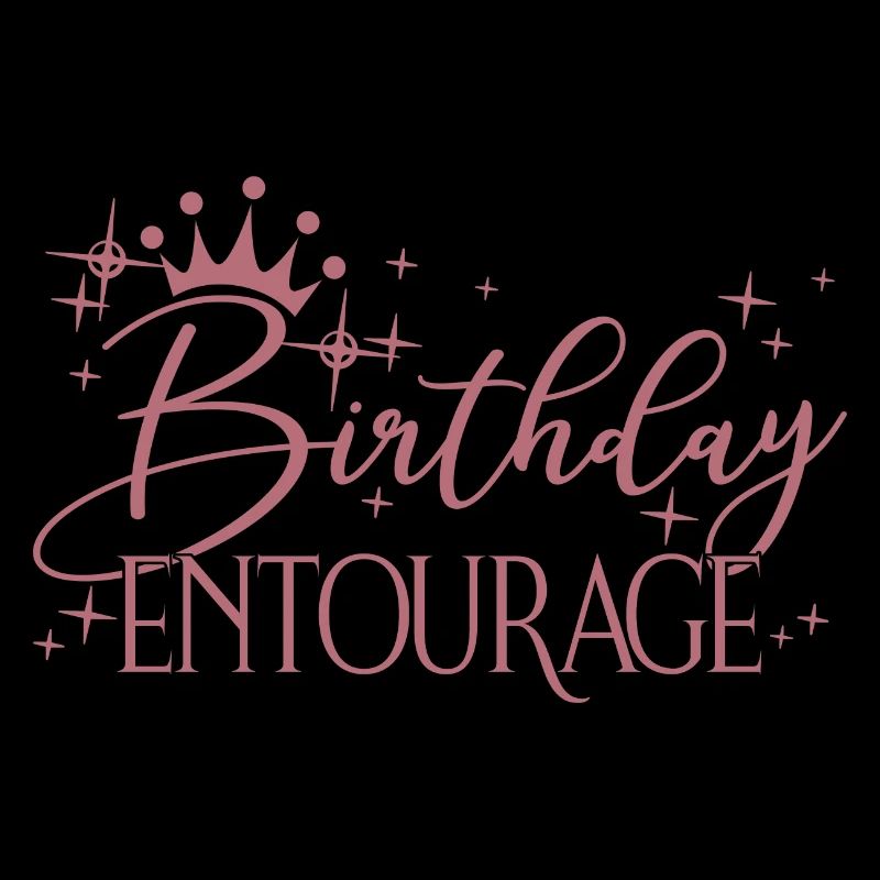 Birthday Entourage Matching Group Birthday Party
