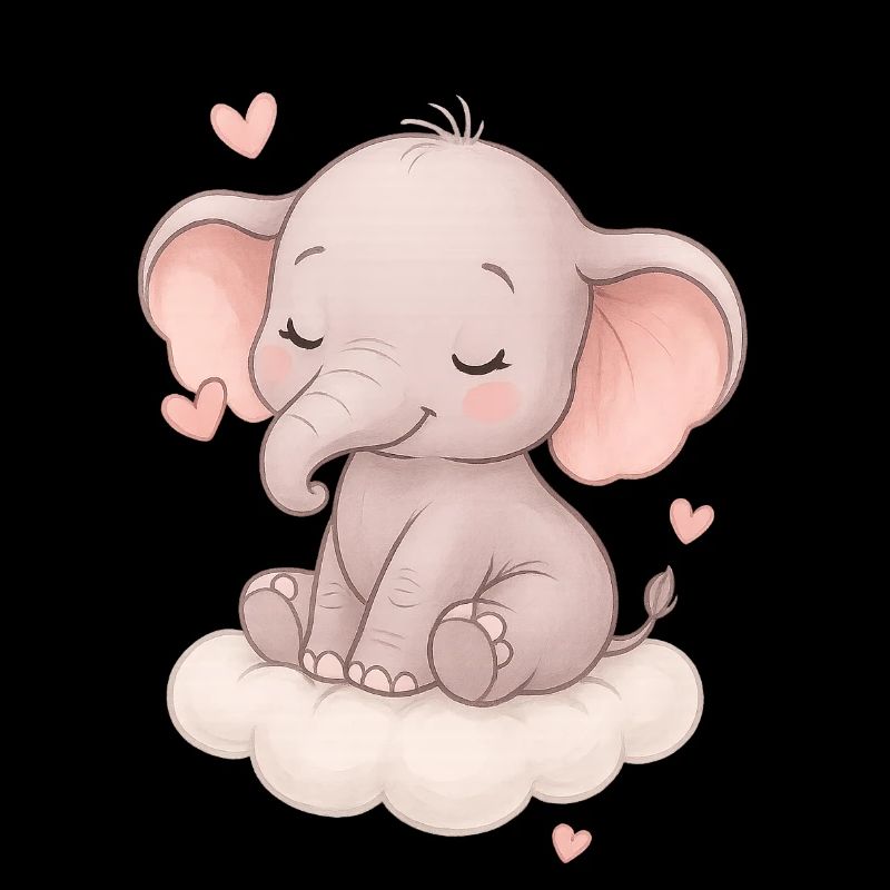 Mignon bébé éléphant