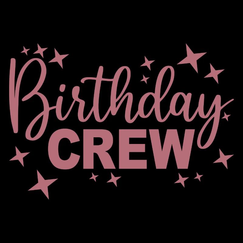 Birthday Crew Matching Group Birthday Party Outfit