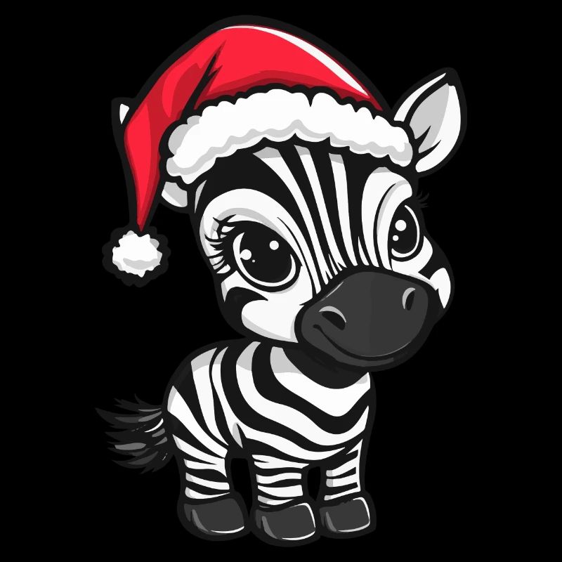 Zebra Christmas Cute