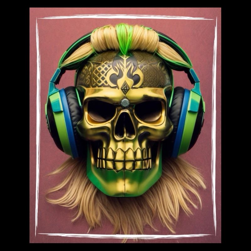DJ Tiki Skull
