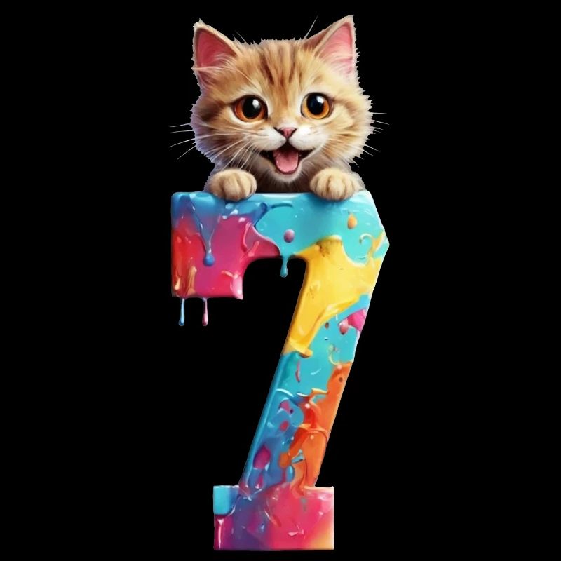 7 JAHRE KATZE 7. GEBURTSTAG