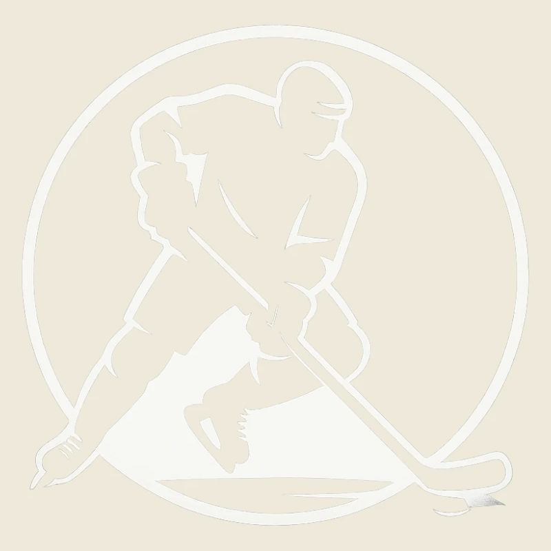 Kreis Hockey Silhouette Emblem
