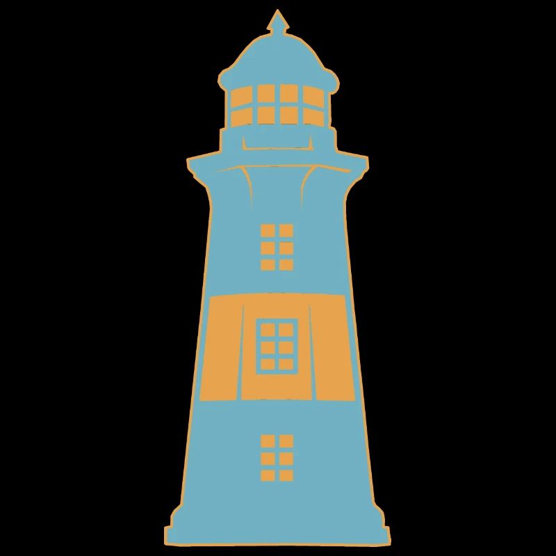 Lighthouse in the maritime coast