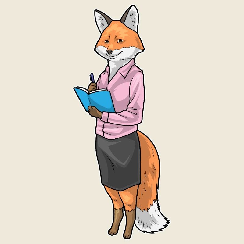 Bureau du carnet de notes du secrétaire Fox