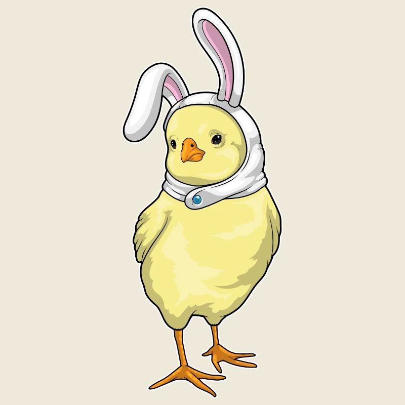 Chick Bunny Pâques