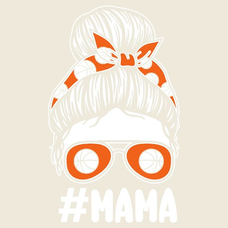 Basketballspieler Mama Mutter Basketball