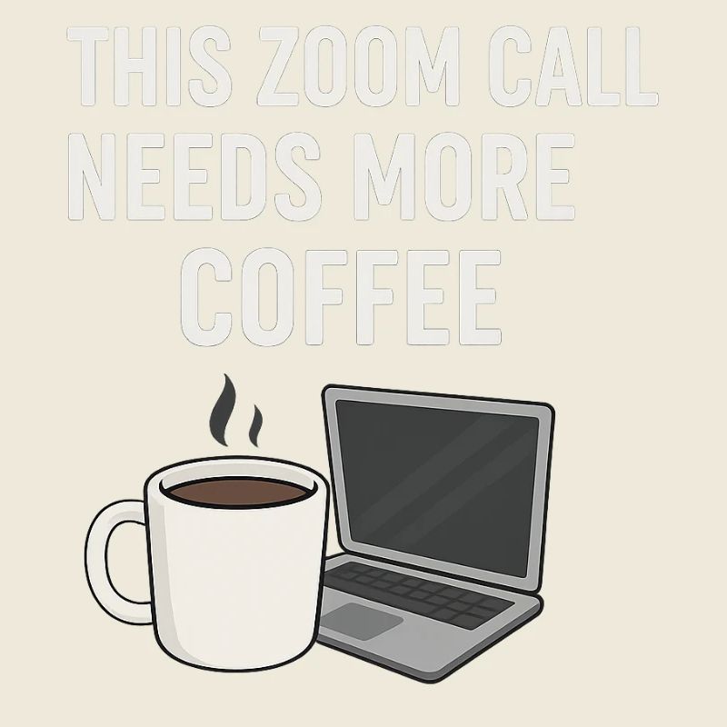 Zoom Call mit Kaffeetraum