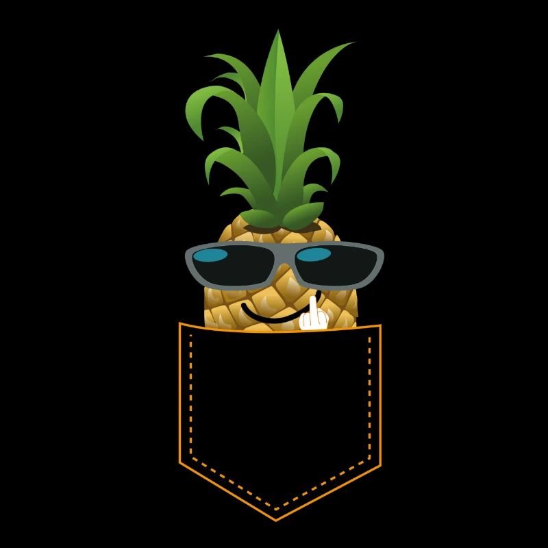 ANANAS mec cool vas te faire encule des lunettes de soleil d'ananas