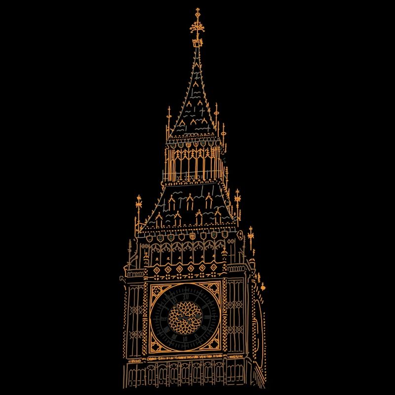 Big Ben Bell Tower in London