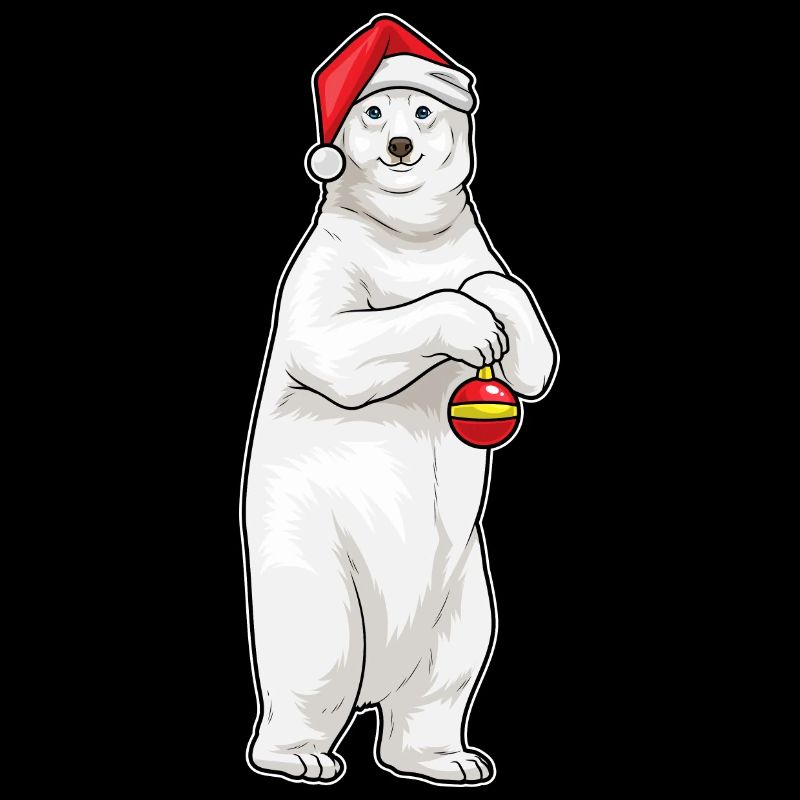 Eisbär Weihnachten Weihnachtskugel