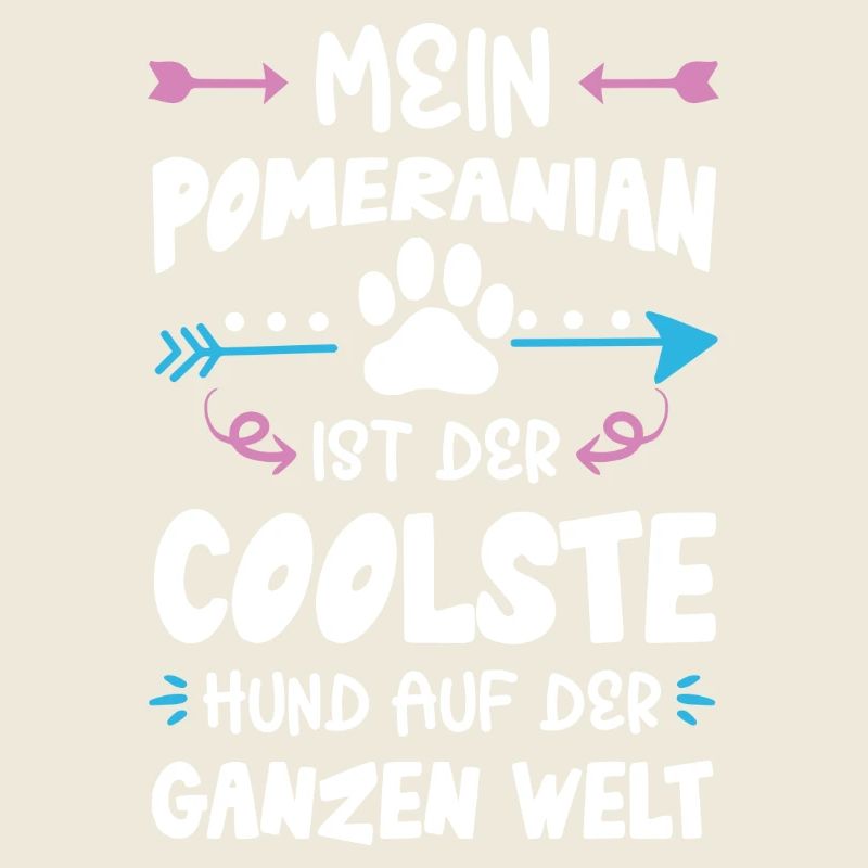 pomeranian zwergspitz hund spruch