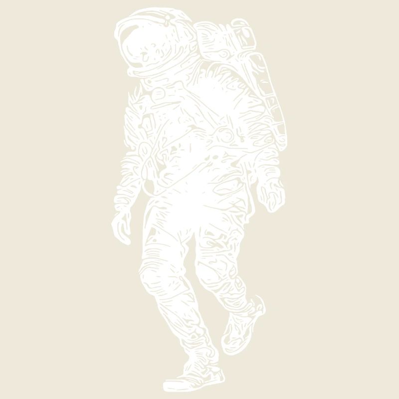 Astronaute de style tatouage avec équipement