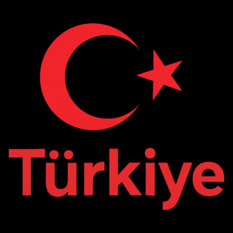 Türkische Stern-Crescent Kunst