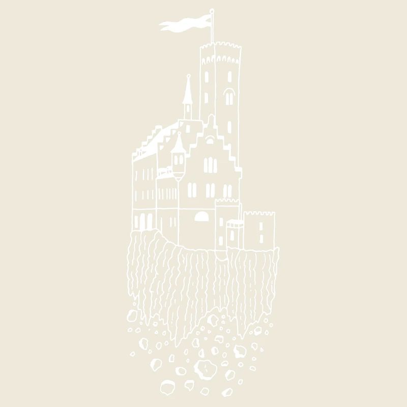 Flying Castle (White)