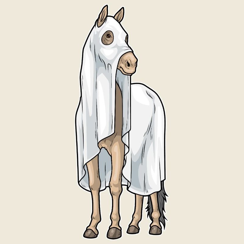 Pferd Halloween Geist