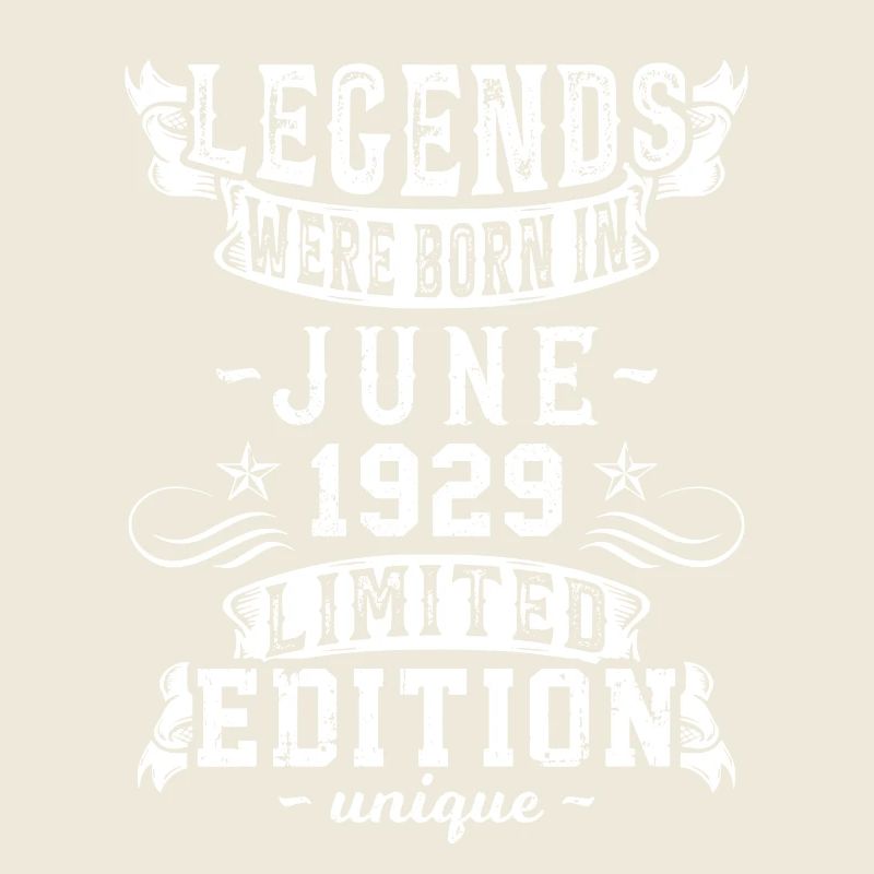 Geburtstag Juni 1929 Limited Edition Vintage