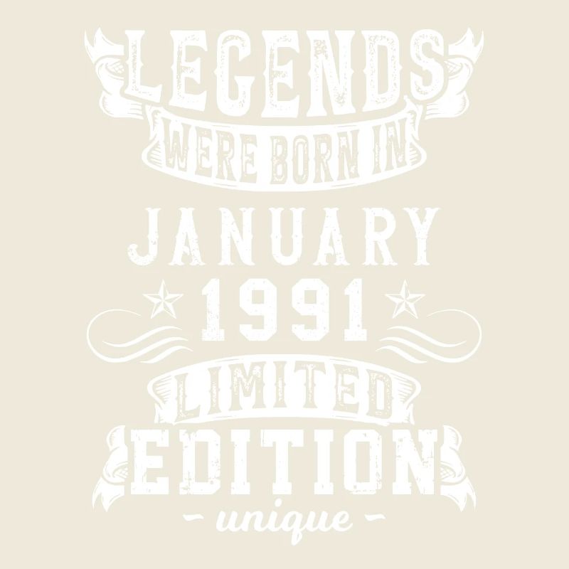 Anniversaire Janvier 1991 année Edition Limitée