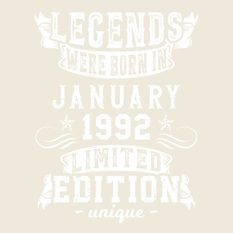 Anniversaire Janvier 1992 année Edition Limitée