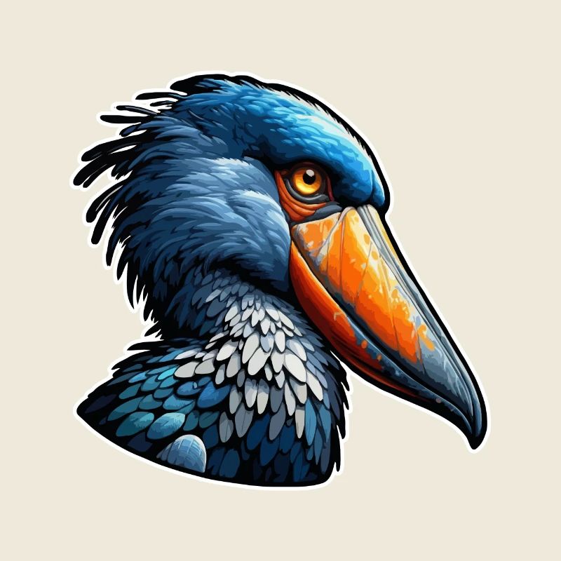 Cadeau Bec-en-sabot Cigogne Oiseau