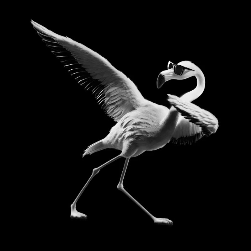 Funny Dabbing Flamingo Farmer Animal Lover Dab