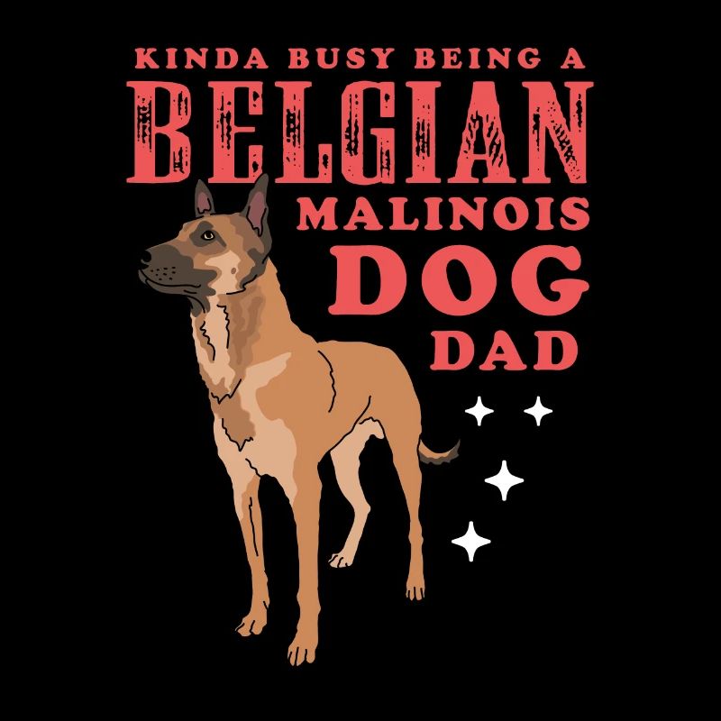 Belgian Malinois Dad Hundebesitzer Geschenk