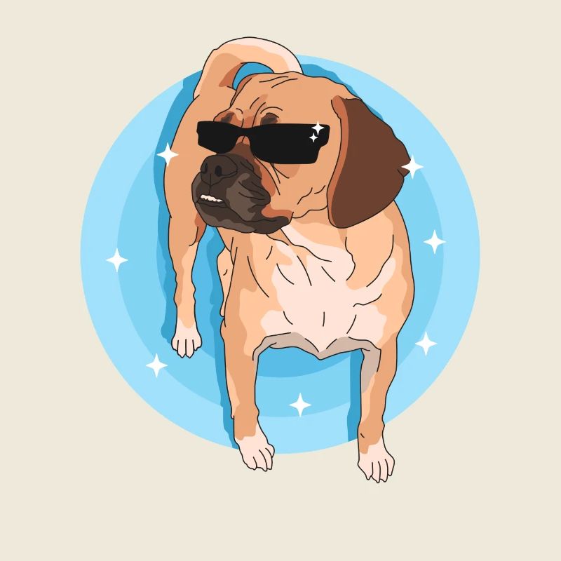 Puggle Hunde Hundebesitzer Hundehalter Geschenk