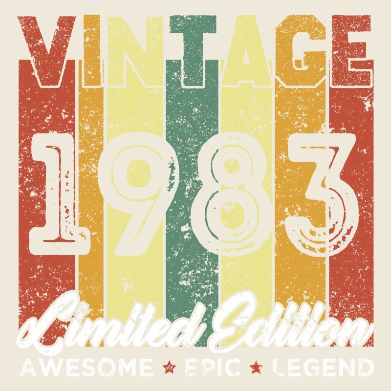 Cadeau D'anniversaire Vintage 1983 Edition limitée