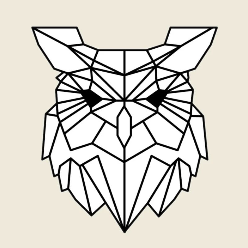 Schlichtes Eulen Design