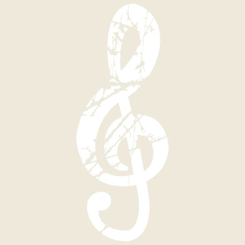 Clé de musique note mélodie note de musique son