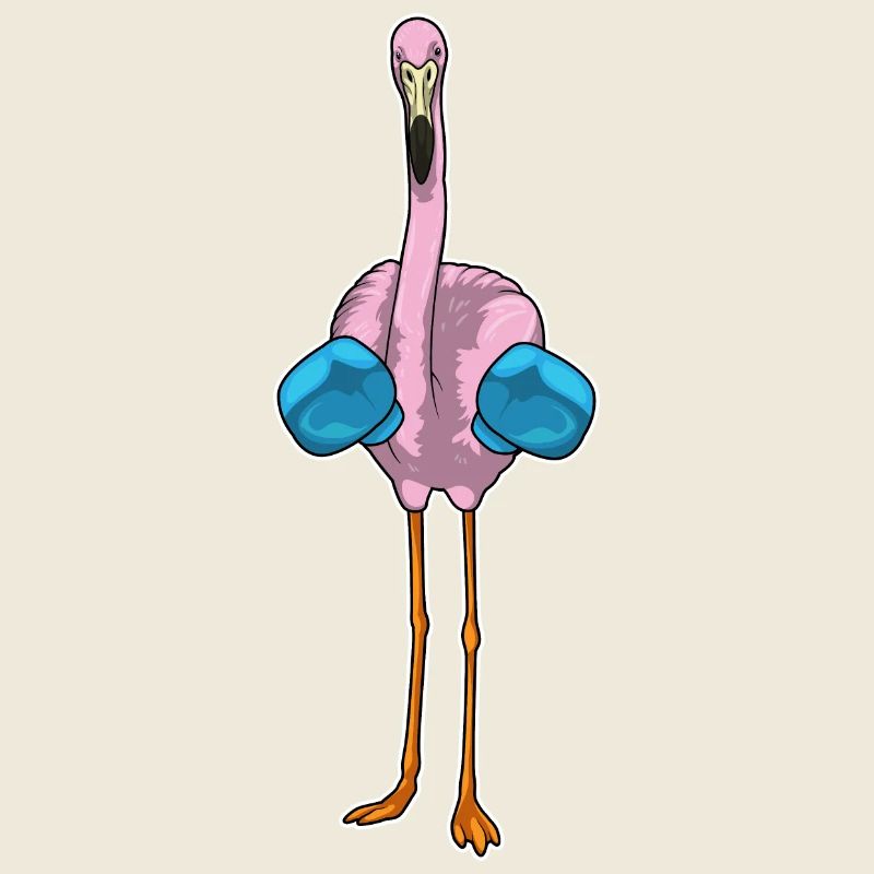 Flamingo Boxer Boxhandschuhe