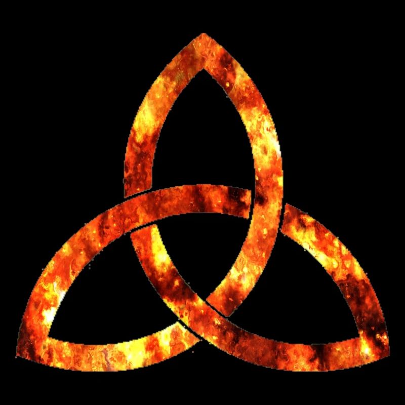 keltisches symbol 3 feuer