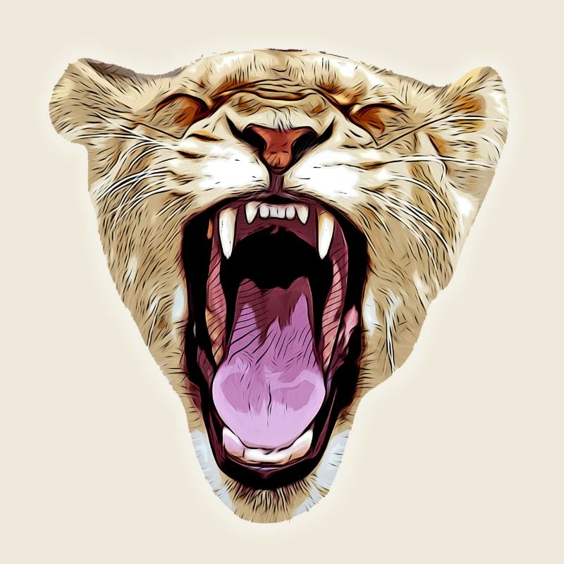 gxp african lioness - african lioness vectorart