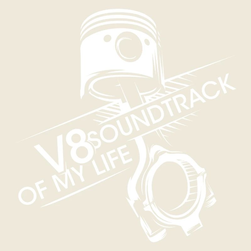 V8 Piston Soundtrack Engine Musclecar Big Block