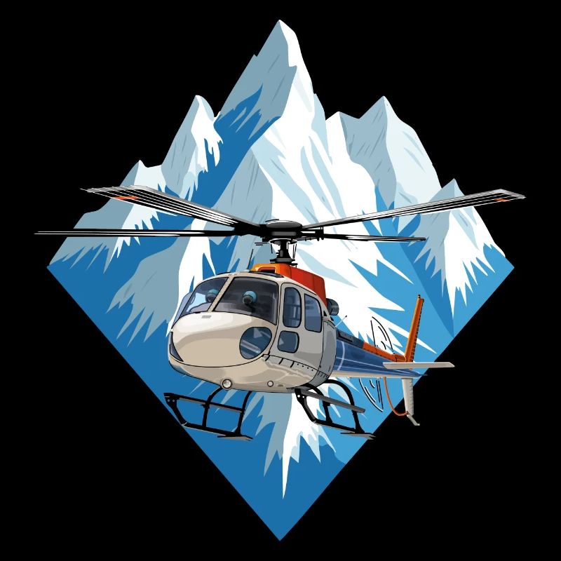 Hubschrauber im Wintereinsatz