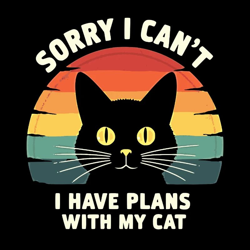 Désolé, je ne peux pas - Cat Lover Vibes